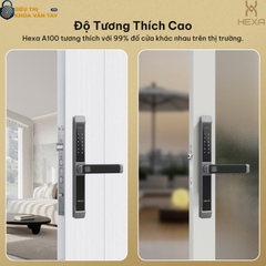 Khóa vân tay cửa nhôm Hexa A100