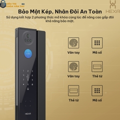 Khóa vân tay cửa gỗ Hexa P200 Pro Max