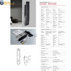 Tích hợp nhiều phương thức mở khóa: vân tay, mã số, thẻ từ và chìa cơ tiện lợi