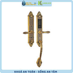 Khóa vân tay Kassler đại sảnh KL-969C là lựa chọn lý tưởng cho cửa chính biệt thự, villa và nhà phố cao cấp