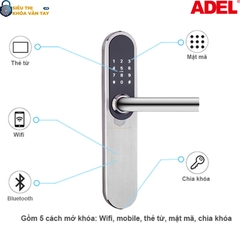Khóa cửa điện tử Adel US12-LS9B là dòng khóa thông minh cao cấp được ưa chuộng nhờ thiết kế hiện đại và tính năng an toàn vượt trội