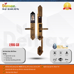 Khoá vân tay đại sảnh Demax EL986 là lựa chọn hàng đầu cho biệt thự cao cấp với thiết kế mạnh mẽ và sang trọng