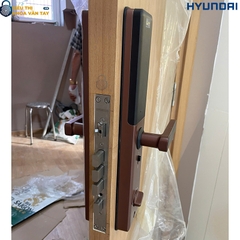 Khóa cửa gỗ thông minh Hyundai HY-SL007 phiên bản vàng đồng