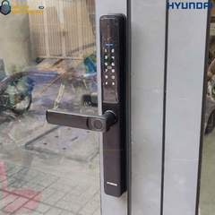 Khóa cửa nhôm thông minh Hyundai HY-SLS003 bền đẹp, dễ sử dụng
