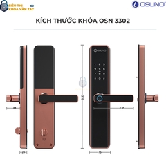 Khóa vân tay cửa gỗ Osuno OSN-3302