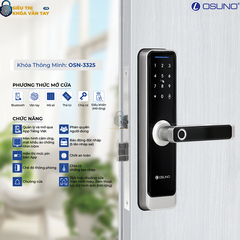 Khóa vân tay cửa gỗ Osuno OSN-3325