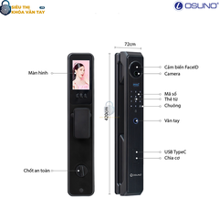 Khóa vân tay cửa gỗ Osuno OSN-3359