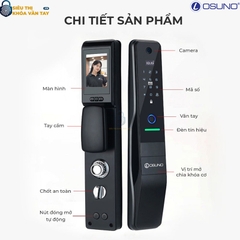 Khóa vân tay cửa gỗ Osuno OSN-3364