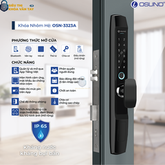 Khóa vân tay cửa nhôm Osuno OSN-3323A