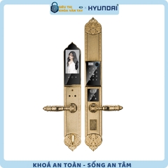 Khóa vân tay Hyundai HY-SLC8817 Gold dành cho cửa đại sảnh