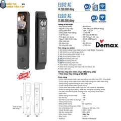 Khoá Vân Tay Cửa Gỗ Demax EL912