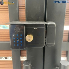 Hyundai HY-SLN002 Black – khóa vân tay cao cấp cho cửa cổng