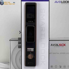 Khóa cửa gỗ Avolock AL 89FRV tích hợp vân tay, mã số và thẻ từ