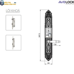 Khóa vân tay Avolock Đại Sảnh AC 998F là mẫu khóa thiết kế sang trọng, kích thước lớn, dành riêng cho cửa đại sảnh