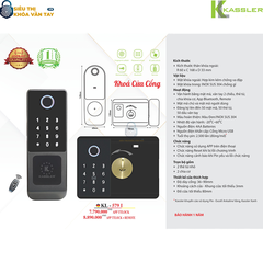 Khóa vân tay cửa cổng Kassler KL-579