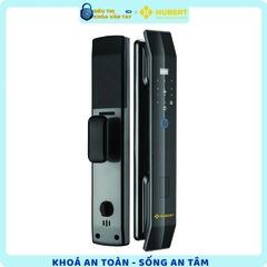 Khóa vân tay cửa gỗ Hubert CG25 BLACK tích hợp công nghệ mở khóa thông minh, an toàn tuyệt đối.