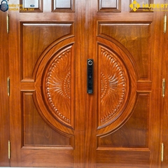 Khóa vân tay cửa gỗ Hubert CG85VF thông minh bảo mật