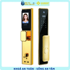Khóa vân tay cửa gỗ Hubert CG99 GOLD 24K chính hãng cao cấp