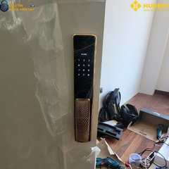 Khóa vân tay cửa gỗ Hubert CG99 GOLD 24K an toàn chống trộm