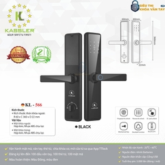 Khóa vân tay Kassler cửa gỗ KL-566 App