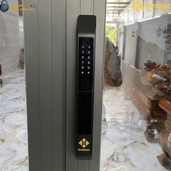 Khóa vân tay cửa nhôm Hubert CN79 BLACK giải pháp bảo vệ cửa nhôm hiệu quả