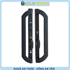 Khóa vân tay cửa nhôm Hubert CNI8 EU BLACK chính hãng cao cấp