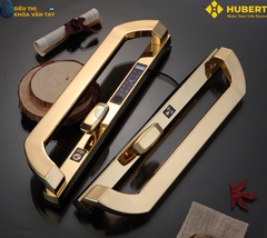 Khóa vân tay cửa nhôm Hubert CNI8 EU GOLD 24K chính hãng cao cấp