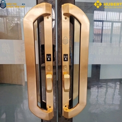 Khóa vân tay cửa nhôm Hubert CNI8 EU GOLD 24K an toàn chống trộm