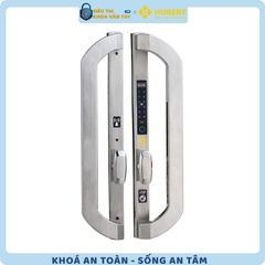 Khóa vân tay cửa nhôm Hubert CNI8 EU SILVER chính hãng cao cấp