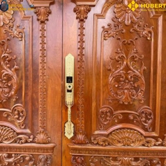 Khóa vân tay đại sảnh Hubert DS79F GOLD an toàn chống trộm