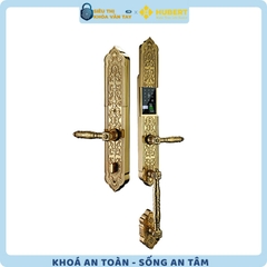 Khóa vân tay đại sảnh Hubert DSI8 EU GOLD 24K với thiết kế sang trọng và bảo mật cao
