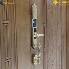 Khóa vân tay Hubert DSI8F EU GOLD 24K, giải pháp an ninh hoàn hảo cho các không gian cao cấp
