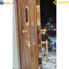 Khóa vân tay Hubert DSI8F EU GOLD 24K, thiết kế tinh tế và bảo mật vượt trội cho đại sảnh