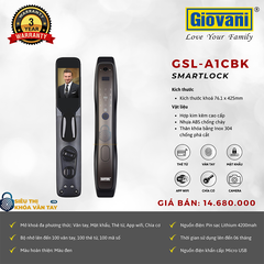 Khóa vân tay GSL-A1C, giải pháp an ninh tối ưu cho cửa gỗ, tiện lợi và an toàn