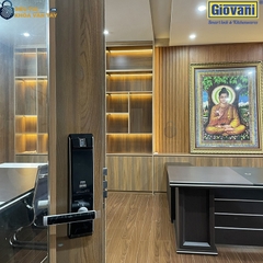 Khóa vân tay Giovani GSL-F66 màu đen, dễ dàng lắp đặ