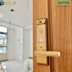 Khóa vân tay Giovani GSL-K66 màu vàng, bảo mật cao