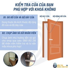 Khóa vân tay Giovani cửa gỗ GSL-U801 màu vàng, dễ dàng lắp đặt