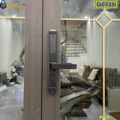 Khóa vân tay Giovani GSL-208B màu đen, thiết kế hiện đại cho cửa nhôm, tiện lợi và bảo mật