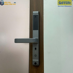 Khóa vân tay Giovani GSL-208GY màu xám, bảo vệ an toàn cho cửa nhôm, tính năng vượt trội