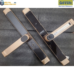 Khóa vân tay Giovani GSL-8801G màu vàng, giải pháp bảo mật tối ưu cho cửa nhôm, dễ dàng lắp đặt