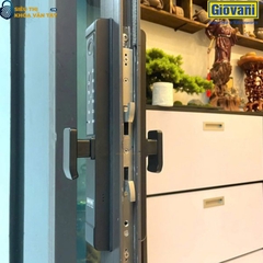 Khóa vân tay Giovani GSL-F208B màu đen, bảo mật tuyệt đối cho cửa nhôm, lắp đặt dễ dàng
