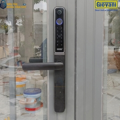 Khóa vân tay Giovani GSL-K276B màu đen, giải pháp bảo mật tuyệt vời cho cửa nhôm, dễ dàng sử dụng