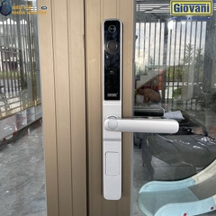 Khóa vân tay Giovani GSL-K276S màu bạc, bảo vệ an toàn cho cửa nhôm, tính năng vượt trội