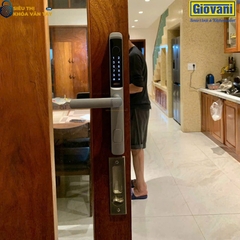 Khóa vân tay Giovani GSL-K511S màu bạc, giải pháp bảo mật tối ưu cho cửa nhôm, dễ dàng sử dụng
