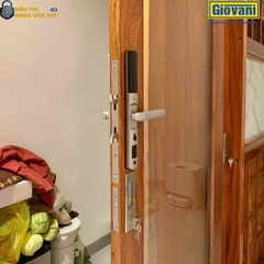 Khóa vân tay Giovani GSL-K511S màu bạc, tính năng bảo mật vượt trội cho cửa nhôm