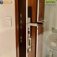Khóa vân tay Giovani GSL-K511S màu bạc, tính năng bảo mật vượt trội cho cửa nhôm