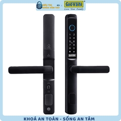 Khóa vân tay Giovani GSL-K511S màu đen, bảo mật cao cho cửa nhôm, thiết kế sang trọng