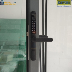 Khóa vân tay Giovani GSL-K511S màu đen, bảo vệ an toàn cho cửa nhôm, tính năng vượt trội