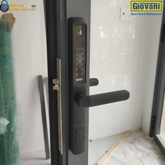 Khóa vân tay Giovani GSL-K511S màu đen, thiết kế hiện đại và bảo mật tối ưu cho cửa nhôm