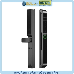 Khóa vân tay Giovani GSL-Z2FB màu đen, bảo mật cao cho cửa nhôm, thiết kế hiện đại